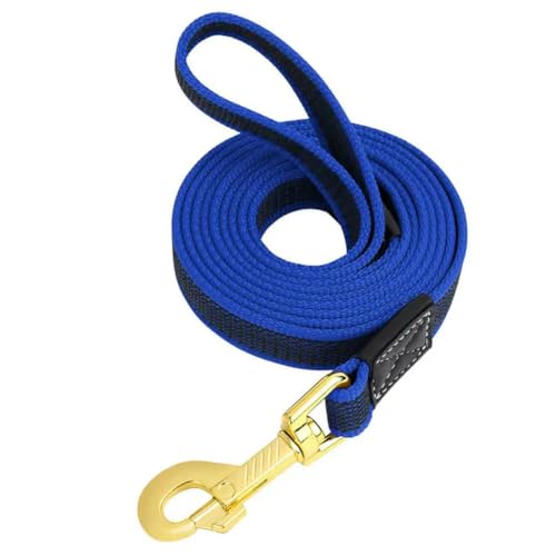 Hundeleine, 2 m lang, rutschfest, Gummi, Nylon, für Training, Spazierengehen, für kleine, mittelgroße und große Hunde Hundeleine, 2 m lang, rutschfest, Gummi, Nylon, für Training, Spazierengehen, für kleine, mittelgroße und große Hunde von umsl