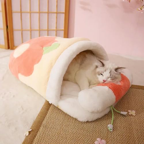 Sakura Warmes Katzenbett Katzenschlafsack Tiefschlaf Winter Hundehaus Katzen Nest Kissen Mit Kissen Abnehmbare Haustierprodukte Katzenhaus Hundehaus Katzenhaus Katzenbett Sakura Warmes Katzenbett Katzenschlafsack Tiefschlaf Winter Hundehaus Katzen Nest Kissen Mit Kissen Abnehmbare Haustierprodukte Katzenhaus Hundehaus Katzenhaus Katzenbett von umsl