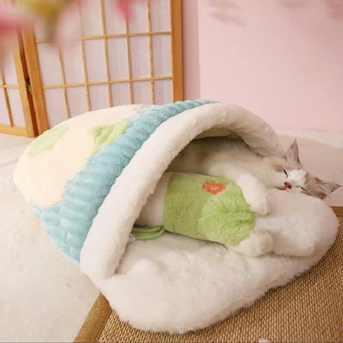 Sakura Warmes Katzenbett Katzenschlafsack Tiefschlaf Winter Hundehaus Katzen Nest Kissen Mit Kissen Abnehmbare Haustierprodukte Katzenhaus Hundehaus Katzenhaus Katzenbett Sakura Warmes Katzenbett Katzenschlafsack Tiefschlaf Winter Hundehaus Katzen Nest Kissen Mit Kissen Abnehmbare Haustierprodukte Katzenhaus Hundehaus Katzenhaus Katzenbett von umsl