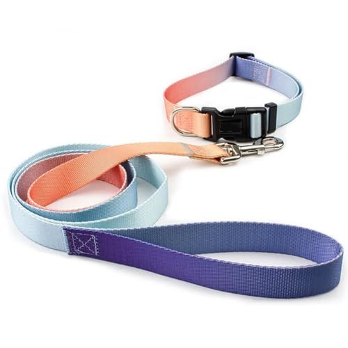 Verstellbares Nylon-Hundehalsband, Leine für Haustiere, Katzen, Hunde, Traktionsleine, geeignet für kleine, große Hunde, Bulldoggen, Mops, Beagle Verstellbares Nylon-Hundehalsband, Leine für Haustiere, Katzen, Hunde, Traktionsleine, geeignet für kleine, große Hunde, Bulldoggen, Mops, Beagle von umsl