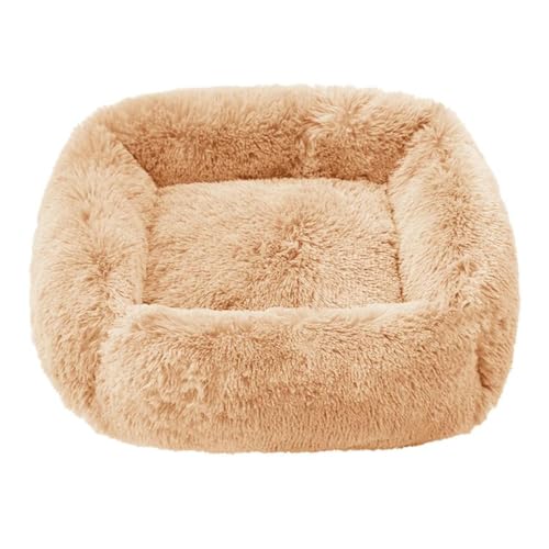 umsl Hundebetten Matten Super Soft Square Pet Dog Bed Cat Bed Plush Full Size Calm Bed Comfortable Sleeping Artefakt Soothing Bed Katzenhaus Hundehaus Katzenhaus Hundebett von umsl