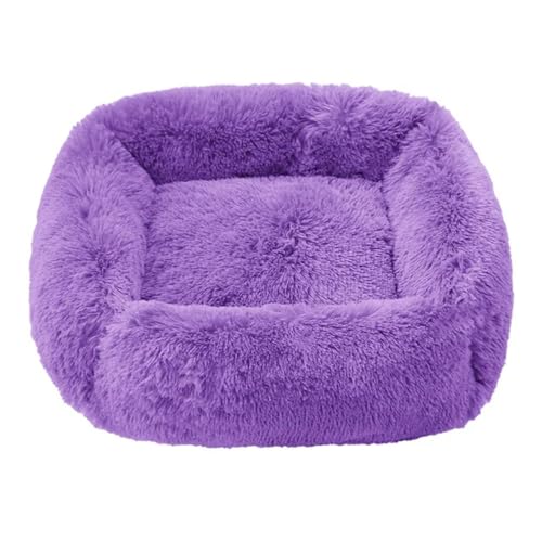 umsl Hundebetten Matten Super Soft Square Pet Dog Bed Cat Bed Plush Full Size Calm Bed Comfortable Sleeping Artefakt Soothing Bed Katzenhaus Hundehaus Katzenhaus Hundebett von umsl