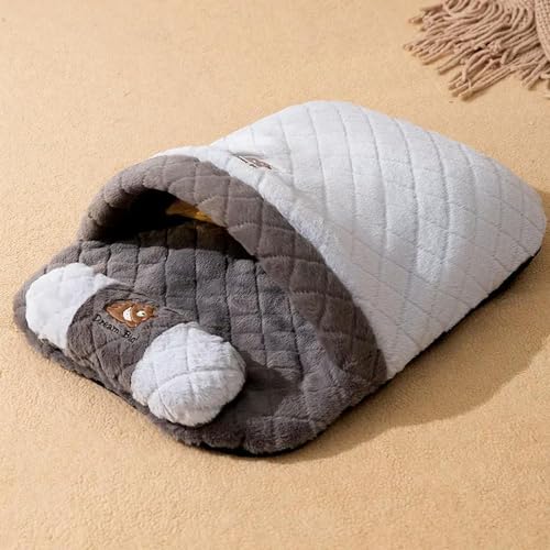 umsl Katzenbett Winter Abnehmbar Warm Halb Geschlossen Haustier Schlafsack Hundebett Haus Katzen Nest Kissen mit Kissen Katzenhaus Hundehaus Katzenhaus Katzenbett umsl Katzenbett Winter Abnehmbar Warm Halb Geschlossen Haustier Schlafsack Hundebett Haus Katzen Nest Kissen mit Kissen Katzenhaus Hundehaus Katzenhaus Katzenbett von umsl