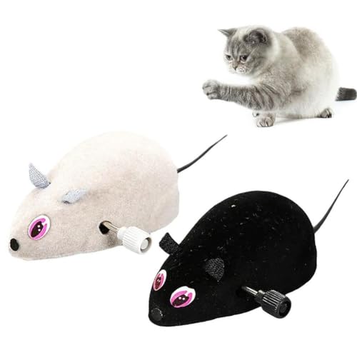 umsl Little Mouse Katzenspielzeug, realistischer Klang, Haustierspielzeug, Mäuse für Katzen, interaktives Spielzeug von umsl