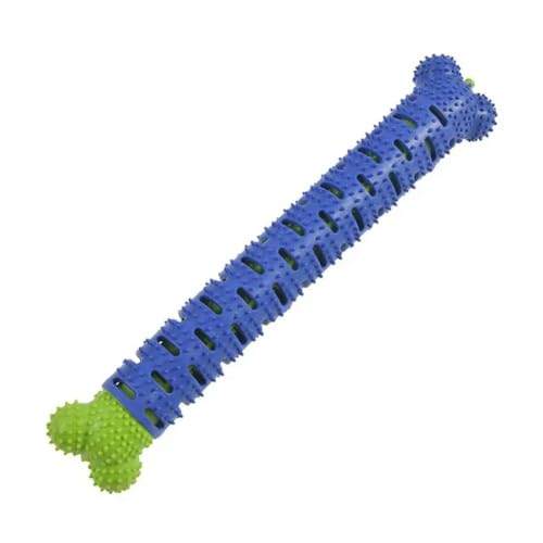 umsl Molar Stick für Hunde, lebensmittelechtes Silikon, Knochenform, Zahnreinigung, interaktiv, bissfest, simuliertes Haustierzubehör von umsl