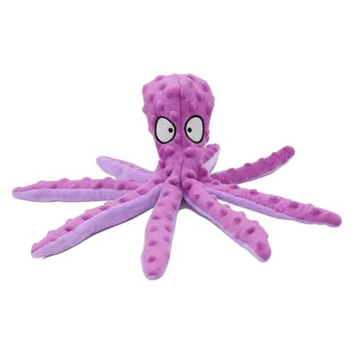 umsl Pet Plush Toy Dog Sound Octopus Animal Shape Toy Interactive Dog Teeth Clean Chew Toy Pet Supplies For Small Medium Large Dog von umsl
