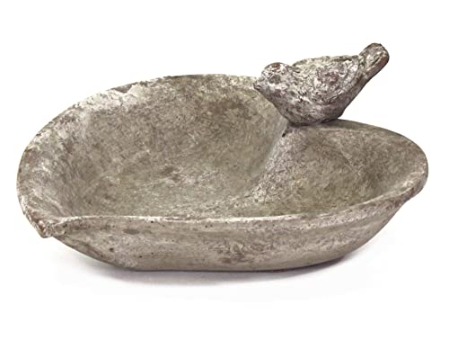 Vogeltränke aus Keramik "Herz", antikgrau, 25 x 25 x 10 cm Vogeltränke aus Keramik "Herz", antikgrau, 25 x 25 x 10 cm von Unbekannt