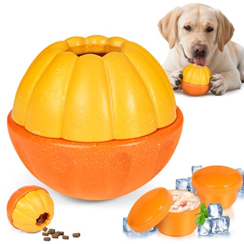 Hundespielzeug, gefrorenes Leckerli-Spielzeug, Leckerli-Spender, großes Kauspielzeug, Nylon, Kaffee, Holz, langlebig, interaktives Hundespielzeug von unimaxlink