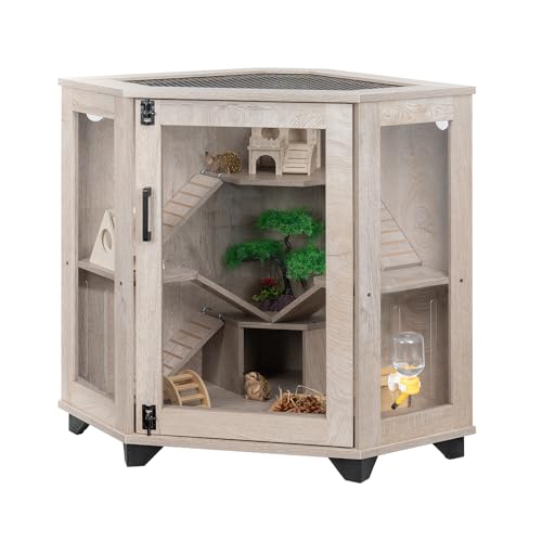 unipaws Chinchillas Käfig mit Rampe Rattenkäfig mit Haus Igelkäfig Critter Nation Käfig für Hamster Mäuse Klar Acryl Ecke Kleintierkäfig unipaws Chinchillas Käfig mit Rampe Rattenkäfig mit Haus Igelkäfig Critter Nation Käfig für Hamster Mäuse Klar Acryl Ecke Kleintierkäfig von unipaws