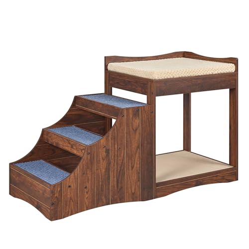 unipaws Etagenbett für Haustiere mit abnehmbarer Treppe unipaws Etagenbett für Haustiere mit abnehmbarer Treppe von unipaws
