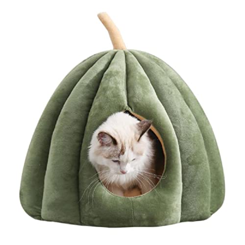 Katzenbett für Innenkatzen, kleine Hunde, warmes Bett, Haus, 35,1 cm, waschbar, Welpenzelt, Bett, Kätzchenhöhle, abnehmbares Kissen, warmes Katzenbett, Höhle, Zelthaus, kleine und große Innenkatzen, Katzenbett für Innenkatzen, kleine Hunde, warmes Bett, Haus, 35,1 cm, waschbar, Welpenzelt, Bett, Kätzchenhöhle, abnehmbares Kissen, warmes Katzenbett, Höhle, Zelthaus, kleine und große Innenkatzen, von unknows