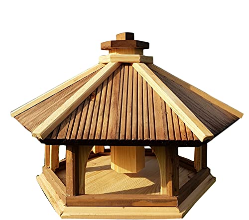 Vogel Futter Haus Futterstelle Sechseck aus Holz Vogelhaus Vogel Futter Haus Futterstelle Sechseck aus Holz Vogelhaus von unzutreffend