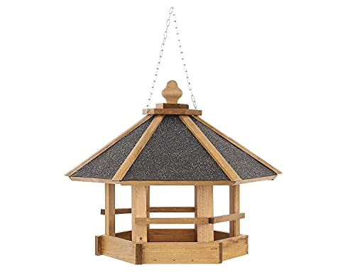 Vogel Futter Haus Futterstelle Sechseck aus Holz Vogelhaus zum Hängen Vogel Futter Haus Futterstelle Sechseck aus Holz Vogelhaus zum Hängen von unzutreffend