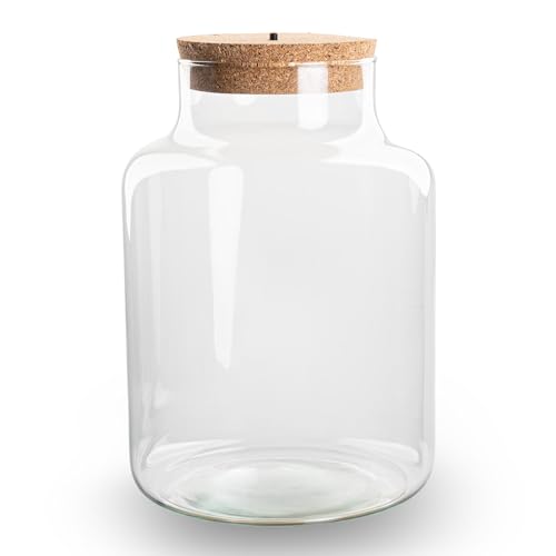 urbanjngl.com - Flaschengarten: Little Milky mit Lampe - Ø 17 cm ↑ 25 cm von urbanjngl