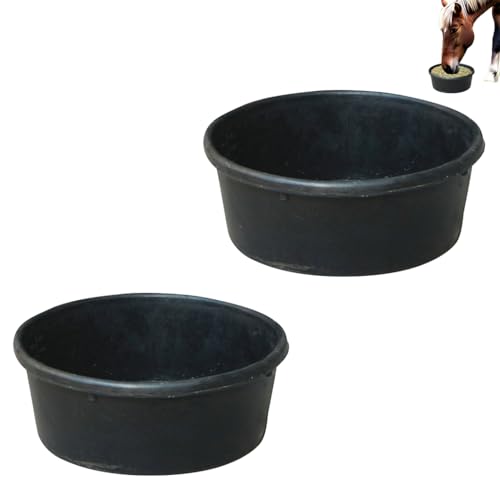 2 Stücke Futtereimer Gummi Pferdes, Gummi Futtertrog Pferdes, Widerstandsfähiger Pferdefuttereimer, Pferdefutterspender, Geeignet Für Ziegen, Huhn, Katzen, Hunde 2 Stücke Futtereimer Gummi Pferdes, Gummi Futtertrog Pferdes, Widerstandsfähiger Pferdefuttereimer, Pferdefutterspender, Geeignet Für Ziegen, Huhn, Katzen, Hunde von usefulbeauty