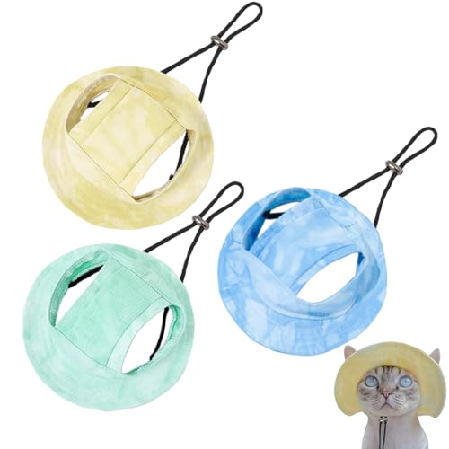 Hunde Sonnenhut - Sonnenschutz Hundemütze Für Hund - Verstellbar Hundes Sonnenschutz Mütze Mit Ohrlöchern - Runde Krempe HundeVisier Cap Haustier Fischerhut Für Welpen KleineHunde, Katzen Outdoor-S Hunde Sonnenhut - Sonnenschutz Hundemütze Für Hund - Verstellbar Hundes Sonnenschutz Mütze Mit Ohrlöchern - Runde Krempe HundeVisier Cap Haustier Fischerhut Für Welpen KleineHunde, Katzen Outdoor-S von usefulbeauty