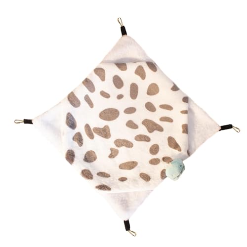 usefulbeauty Hängematte für Hamster, Hamsterbett | Kleines Haus für Haustiere, Käfignest aus warmer Baumwolle, bequemes Bett für kleine Tiere für Hamster, Eichhörnchen, Tamia von usefulbeauty