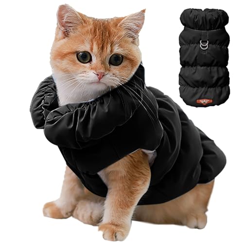 usefulbeauty Hundemäntel für kaltes Wetter, Baumwollpullover-Jackenmantel, Winddichter Hunde-Wintermantel, Hundekleidung, Hundemäntel für kaltes Wetter, gemütliche Schneejacke, Weste von usefulbeauty