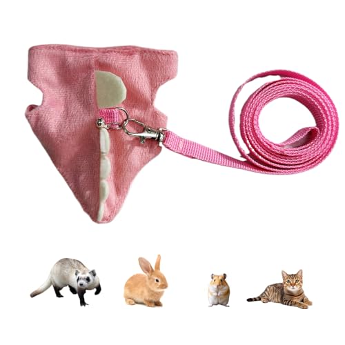 usefulbeauty Kaninchen Leine Und Geschirr Set | Einstellbares Tiergeschirr Mit Weste - Weiches Zubehör Für Jungtiere Chinchillas Tägliche Spaziergänge Outdoor Unternehmungen usefulbeauty Kaninchen Leine Und Geschirr Set | Einstellbares Tiergeschirr Mit Weste - Weiches Zubehör Für Jungtiere Chinchillas Tägliche Spaziergänge Outdoor Unternehmungen von usefulbeauty