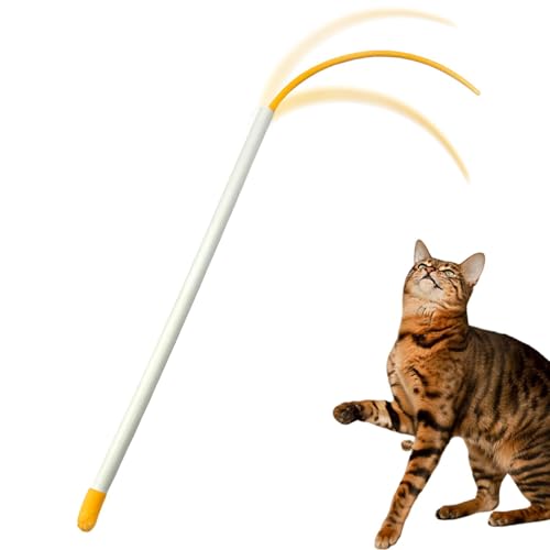 usefulbeauty Katzenspielzeug, Katzenspielzeug für Hauskatzen - 20-Zoll-Silikon-Spielzeugstab Mäuseschwanz,Flexibles Katzenspielzeug für den Innenbereich, interaktives Katzenspielzeug, Katzenangel für usefulbeauty Katzenspielzeug, Katzenspielzeug für Hauskatzen - 20-Zoll-Silikon-Spielzeugstab Mäuseschwanz,Flexibles Katzenspielzeug für den Innenbereich, interaktives Katzenspielzeug, Katzenangel für von usefulbeauty