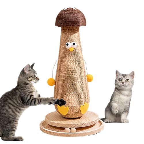 usefulbeauty Pilzförmiger Katzenkratzbaum,Pilz-Kratzbaum-Kratzbaum - Großer Kratzbaum für Kätzchen,Kratzbaum für Katzen aus Sisal, Kratzbaum für Hühner, mit interaktivem Ball, Kratzstange für usefulbeauty Pilzförmiger Katzenkratzbaum,Pilz-Kratzbaum-Kratzbaum - Großer Kratzbaum für Kätzchen,Kratzbaum für Katzen aus Sisal, Kratzbaum für Hühner, mit interaktivem Ball, Kratzstange für von usefulbeauty