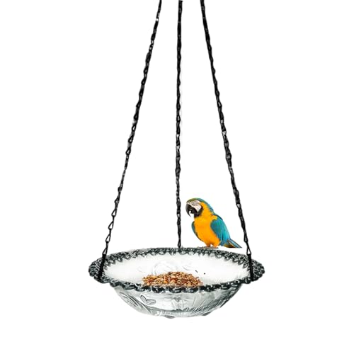 usefulbeauty Schwimmschale für Vögel, Vogelbäder für den Außenbereich | Beobachtungsstation aus Metall, robust, für Garten, Terrasse, Balkon von usefulbeauty