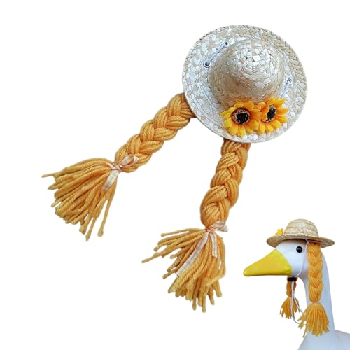 usefulbeauty Tierregenhut, Tier Outfits - Rasengarten Tierstatue Outfits Hut | Spring Decor, Rasendekoration, ganzwetterfestes Aussehen für Innenhöfe, Villen, Balkonen von usefulbeauty
