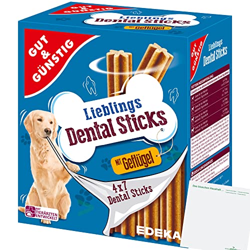 Gut & Günstig Lieblings Denta Sticks Multipack (720g Packung) + usy Block von usy
