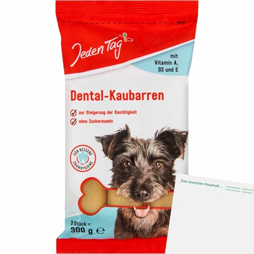 usy Bundle für Jeden Tag Hund Dental-Kaubarren (300g Packung) + usy Block von usy