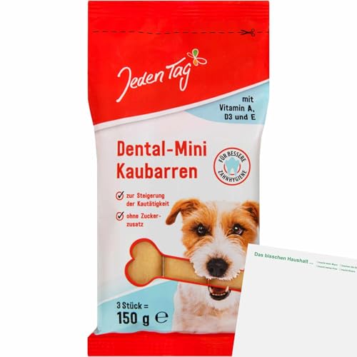 usy Bundle für Jeden Tag Hund Dental-Mini Kaubarren (150g Packung) + usy Block von usy