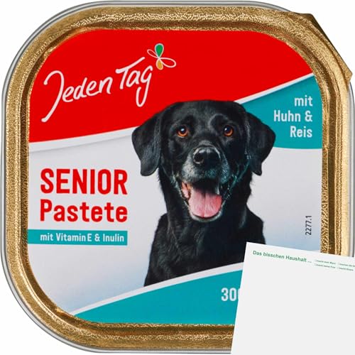 usy Bundle für Jeden Tag Hund Feine Pastete Senior Huhn, Reis (300g Schale) + usy Block von usy