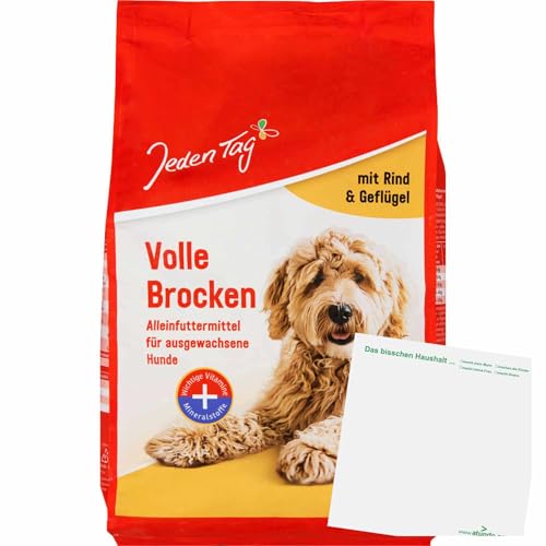 usy Bundle für Jeden Tag Hund Trocken volle Brocken Geflügel-Rind (4 kg Packung) Block von usy