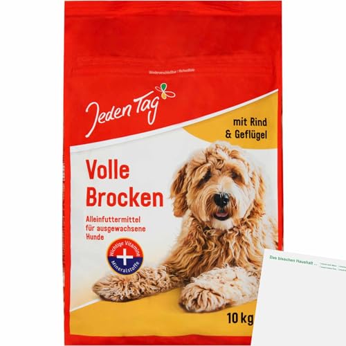 usy Bundle für Jeden Tag Hund Trockenfutter mit Rind & Geflügel (10kg Packung) Block von usy