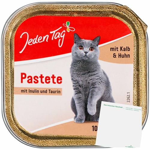 usy Bundle für Jeden Tag Katze Feine Pastete Kalb und Huhn (100g Schale) Block von usy