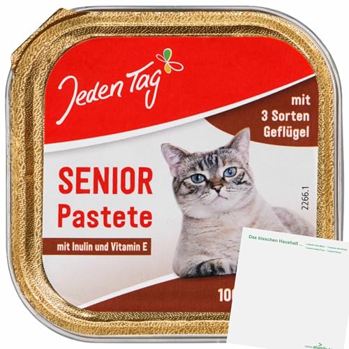 usy Bundle für Jeden Tag Katze Senior 3 Sorten Geflügel (100g Schale) + usy Block von usy