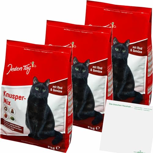 usy Bundle für Jeden Tag Katze Trocken Rind 3er Pack (3x2kg) + usy Block von usy
