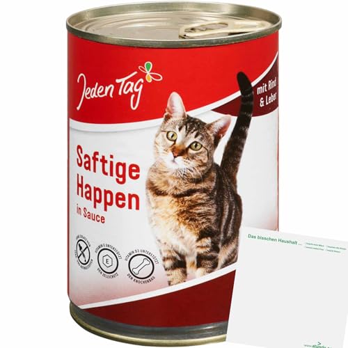 usy Bundle für Jeden Tag Katze saftige Happen Leber (415g Dose) + usy Block von usy