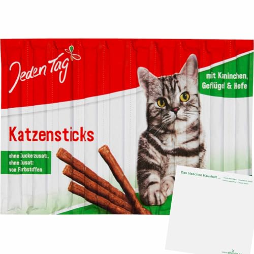 usy Bundle für Jeden Tag Katzen Sticks Kaninchen, Geflügel und Hefe (10x5g) Block von usy