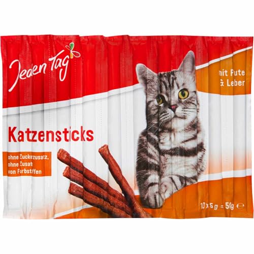 usy Bundle für Jeden Tag Katzen Sticks Pute und Leber (10x5g) Block von usy