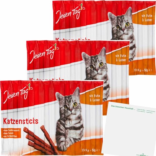 usy Bundle für Jeden Tag Katzen Sticks Pute und Leber 3er Pack (3x10x5g) Block von usy