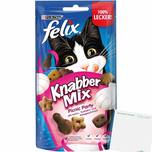 usy Bundle für PURINA Felix Knabber Mix Picnic Party (60g Packung) Block von usy