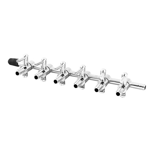 sourcing map 5mm Tube 6Way Outlet Aquarium Air Flow Ventil Verteiler Splitter de sourcing map 5mm Tube 6Way Outlet Aquarium Air Flow Ventil Verteiler Splitter de von uxcell