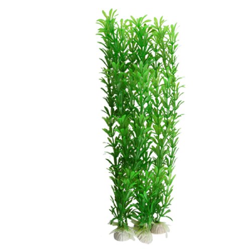 sourcing map 3 Stücke Landschaft grüne künstliche Rotala Rotundifolia Pflanze für Betta Tank von uxcell