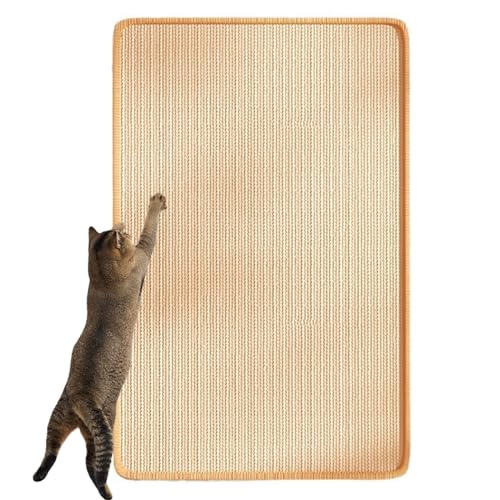 Kratzmatte Katze 1 Stück Teppich Katzen Kratzteppich Katzenkratzmatte Kratzbrett Wand Katzenkratzbretter Kratzmatte für Schützt Teppiche und Sofas(20x40cm) von uyeoco