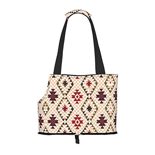 Geometrische Vektor-Geldbörse für kleine Hunde, weiche Seiten, tragbare Katzen-Reise-Handtasche Geometrische Vektor-Geldbörse für kleine Hunde, weiche Seiten, tragbare Katzen-Reise-Handtasche von vacsAX