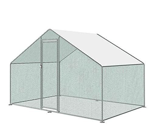 vanvilla Hühnerstall Tiergehege Freilaufgehege für Hühner Hasen Kleintiere Kaninchen Stall Kaninchenauslauf Hasenauslauf Auslauf 3x2x2 m von vanvilla
