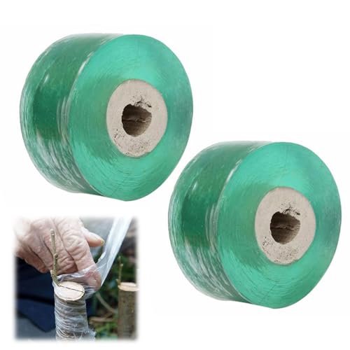 vcsjw 2 Rolle Veredelungsband,Pfropfband Selbstklebend 100 m x 3 cm,Veredelungsband für Obstbäume,Transparent Pfropfband,Feuchtigkeit Barriere Pflanze Baum Reparaturband,für Obstbäume im Obstgarten vcsjw 2 Rolle Veredelungsband,Pfropfband Selbstklebend 100 m x 3 cm,Veredelungsband für Obstbäume,Transparent Pfropfband,Feuchtigkeit Barriere Pflanze Baum Reparaturband,für Obstbäume im Obstgarten von vcsjw