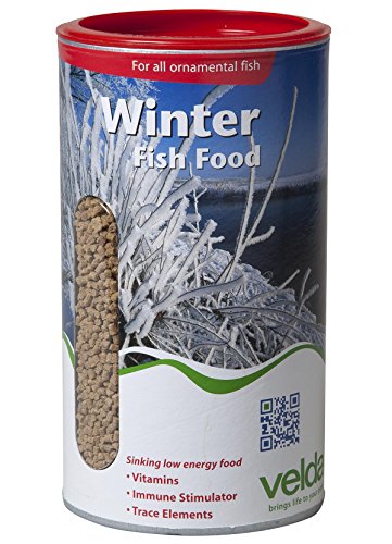 Velda 124150 Winterfutter für Teichfische, Sinkend, Winter Fish Food, 1,25l von velda