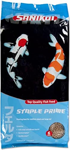 Velda SaniKoi 124551 Basisfutter für Teichfische, Treibend, 6 mm, Staple Prime, 20 l von velda