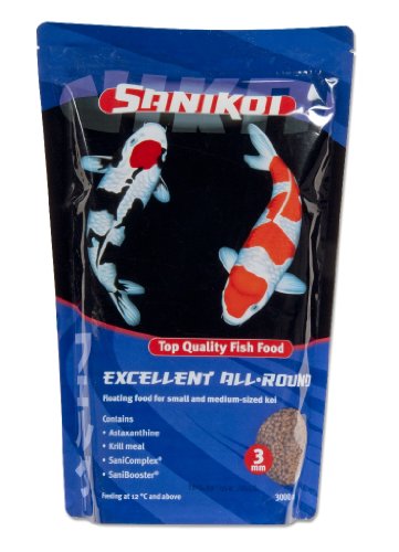Velda SaniKoi 124601 Hauptfutter für Teichfische, Treibend, 3 mm, Excellent All Round, 3l von velda